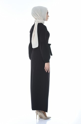 Black İslamitische Jurk 2699-01