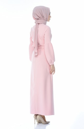 Powder Hijab Dress 2699-02