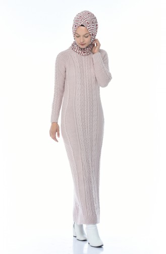 Powder Hijab Dress 0931-01