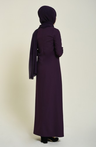 Purple İslamitische Jurk 0252-05