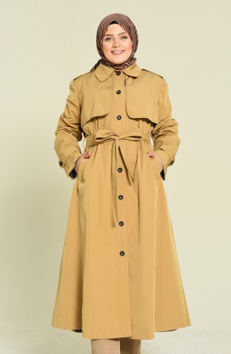 Camel Trench Coats Models 1536-01