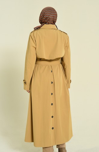 Camel Trench Coats Models 1536-01