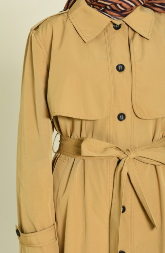 Camel Trench Coats Models 1536-01