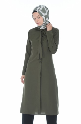 Kravat Yaka Tunik 3044-06 Haki