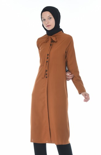 Kravat Yaka Tunik 3044-07 Taba