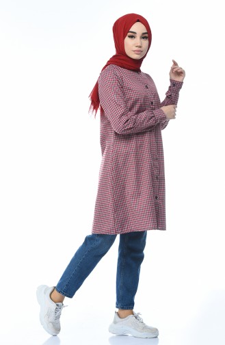 Claret red Tuniek 1292-02