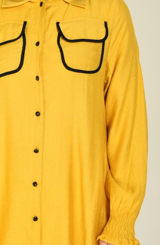 Pocket Tunic Mustard color 1336-04