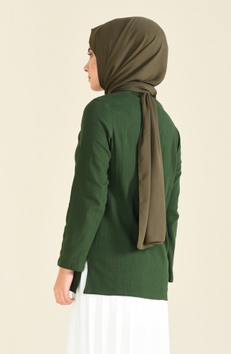 Emerald Green Blouse 21213-01