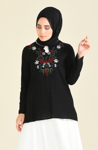 Black Blouse 21213-02