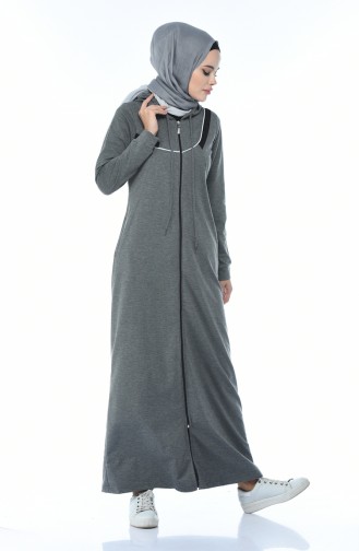 Sports Abaya Anthracite 9100-02