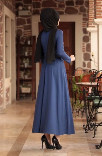 Robe Hijab Indigo 3207-04