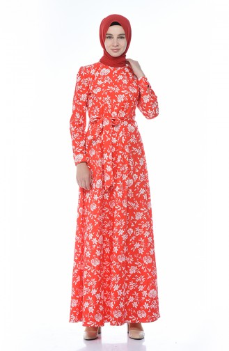 Red İslamitische Jurk 60047-01