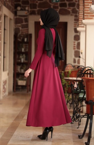 Robe Hijab Plum 3207-01