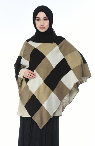 Ponchos Couleur Brun 1000A-03