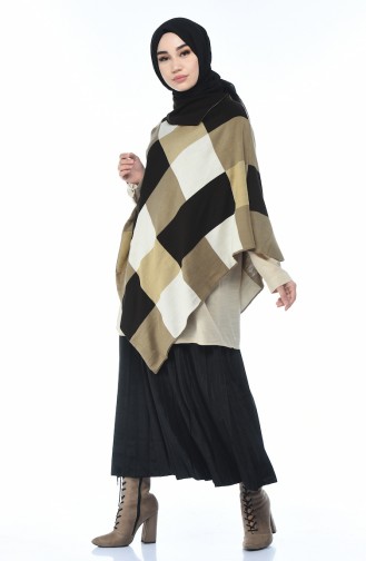 Brown Poncho 1000A-03