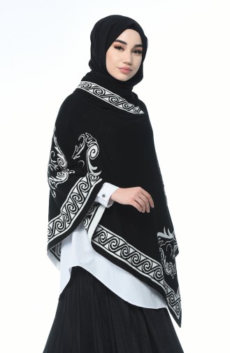 Ponchos Noir 1000D-01