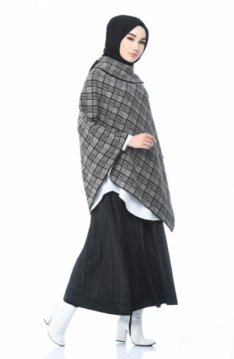 Gray Poncho 1000J-01