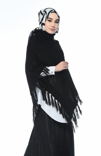 Black Poncho 1003-01