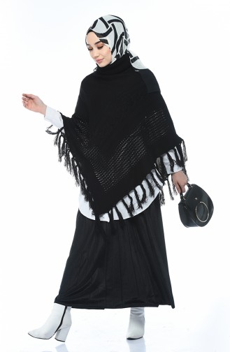 Black Poncho 1003-01