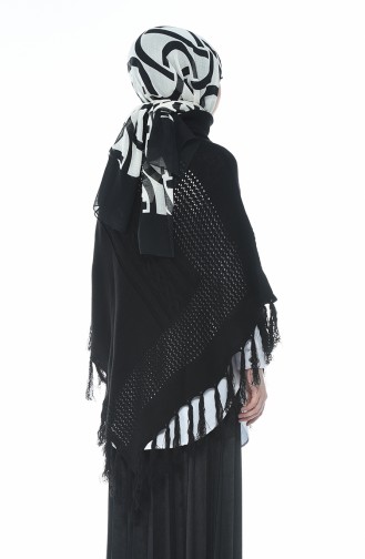 Schwarz Poncho 1003-01