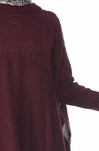 Weinrot Poncho 7302-01