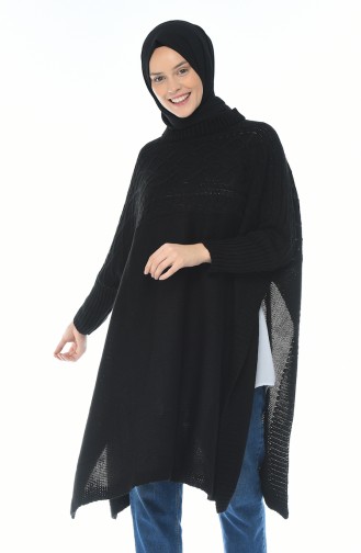 Black Poncho 7302-02