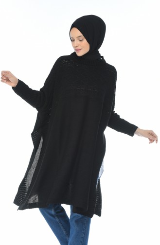 Black Poncho 7302-02