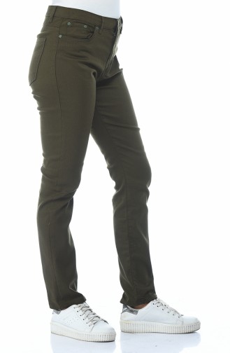 Dunkel Khaki Hose 17059-01