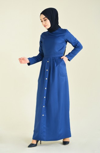 Indigo Hijab Dress 4275-11