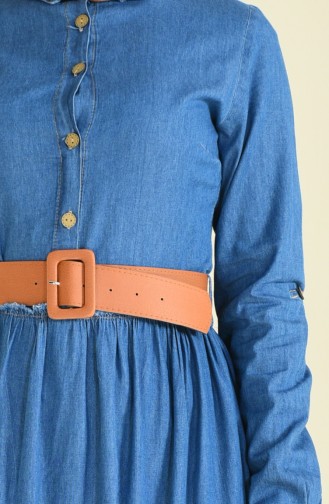 Robe Jean a Ceinture 81739-01 Bleu Jean 81739-01