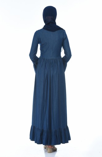 Robe Jean Froncée 81741-02 Bleu marine 81741-02