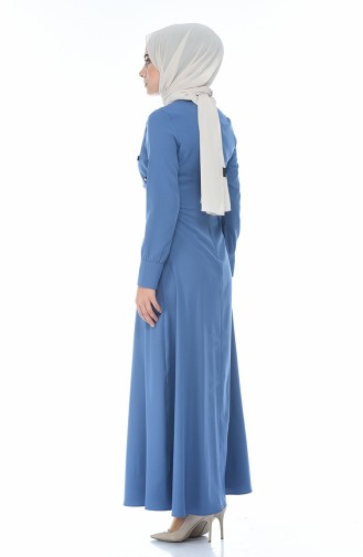 Robe Perlées 2088-01 İndigo 2088-01