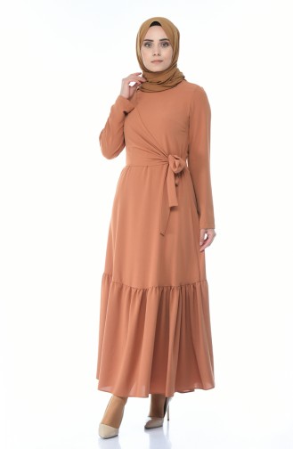 Robe Froncée 1240-05 Tabac 1240-05