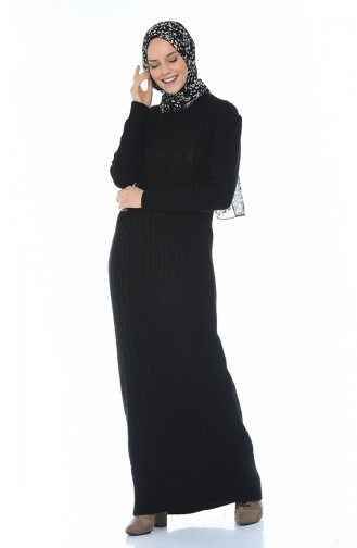 Tricot Dress Black 1909-03