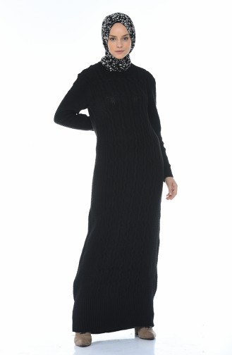 Tricot Dress Black 1909-03