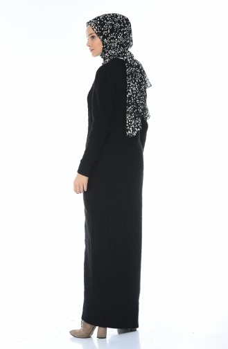 Tricot Dress Black 1909-03