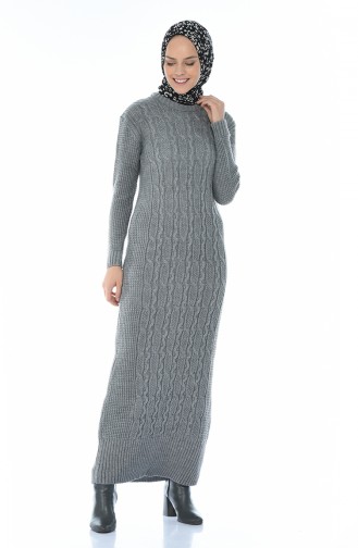 Gray Hijab Dress 1909-10