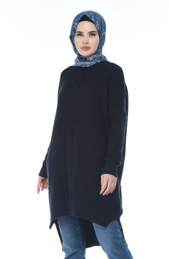 Tricot Tunic Navy blue 1924-02