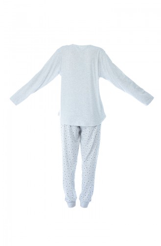 Grau Pyjama 903026-02