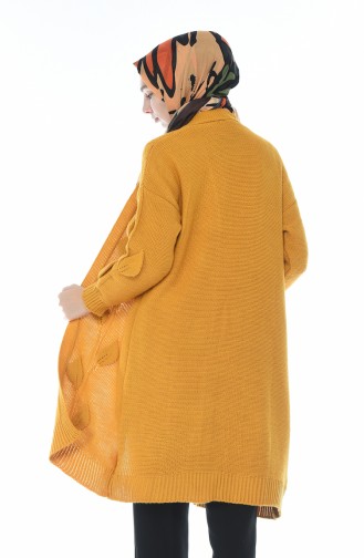 Tricot Cardigan Mustard color 2561-03
