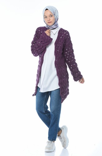 Purple Cardigans 7300-10