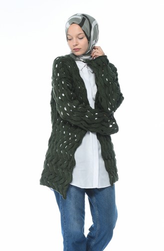 Gilet Tricot 7300-13 Vert emeraude 7300-13