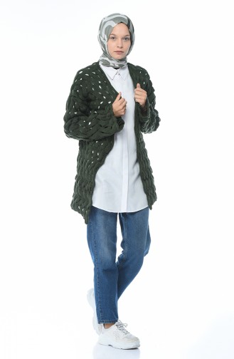 Gilet Tricot 7300-13 Vert emeraude 7300-13