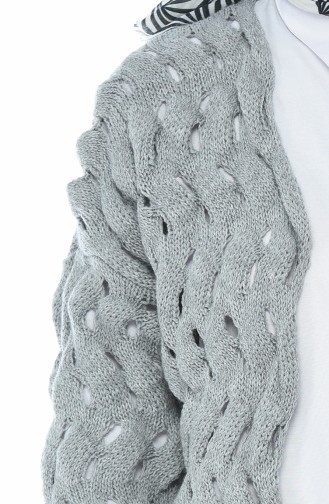 Gilet Tricot 7300-14 Gris Clair 7300-14