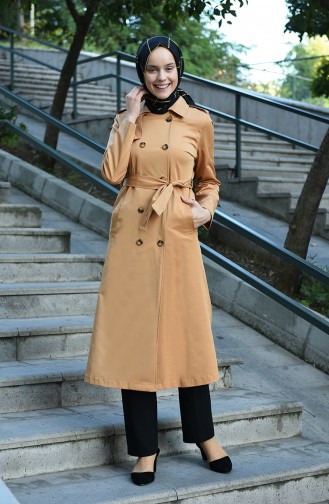 Karamel Trench Coats Models 4035-01