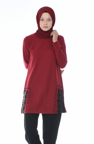 Claret Red Sweater 1553-02