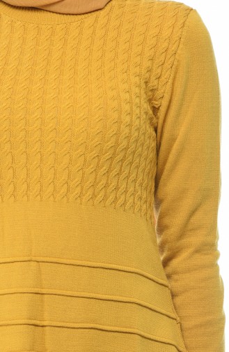 Tricot Sweater Mustard color 10011-09