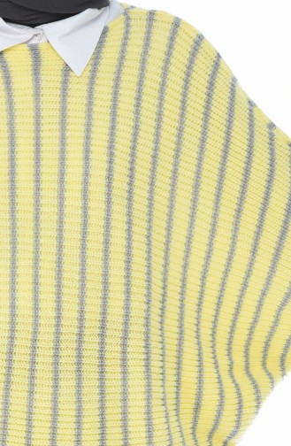 Tricot Striped Sweater Yellow 1952-02