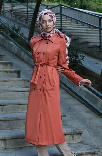 Brick Red Trenchcoat 4035-04