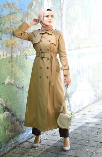 Dark Beige Trenchcoat 6714-02